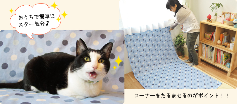 コーナーをたるませるのがポイント