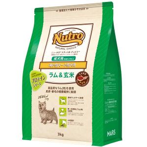 ナチュラルチョイス 超小型犬～小型犬 成犬用 ラム＆玄米 (ナチュラルフード) ３ｋｇ