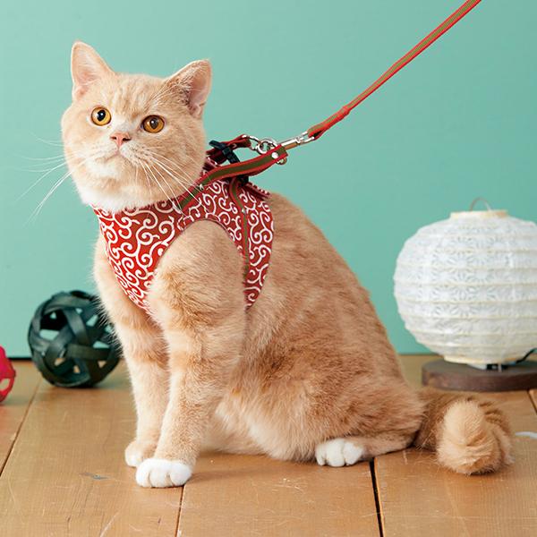 ハンドルベスト 猫用ハーネス 猫用ウェア ペット用品の通販サイト ペピイ Peppy