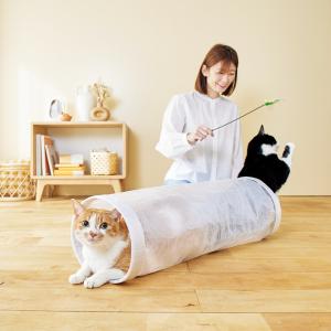 安心ノンワイヤーのにゃんこトンネル かくれんぼベージュ 安心ノンワイヤーのにゃんこトンネル かくれんぼベージュ