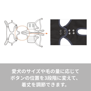 スナップ間:2.5cm