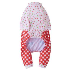 後ろ足の付け根はゴム素材仕様でフィット感アップ。