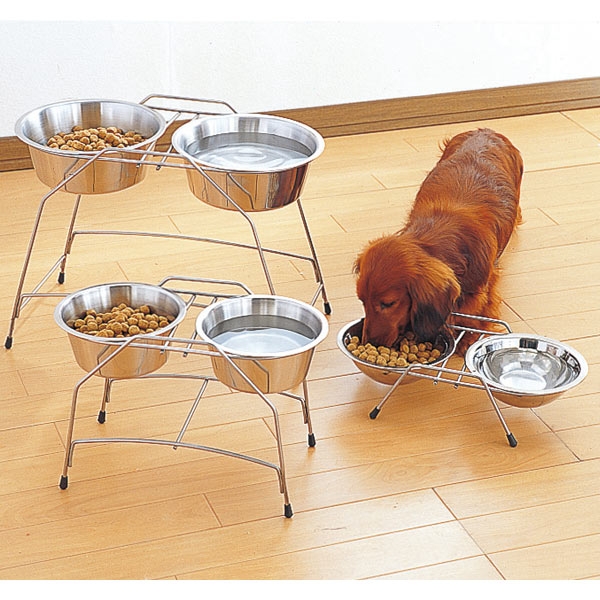 ステンレスダブル食器 犬用食器 ペット用品の通販サイト ペピイ Peppy