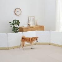 ぶつかりと挟まりを防ぐやわらかクッション（犬の徘徊対策）