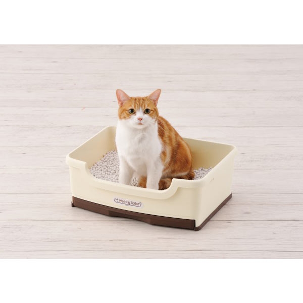 ウィークリートイレ システムトイレ 猫用トイレ ペット用品の通販サイト ペピイ Peppy