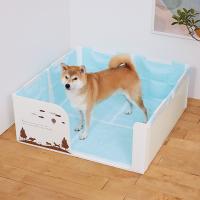はみ出し飛び散りを防ぐ囲い付きトイレ（旧：やわらかプラダントイレ）