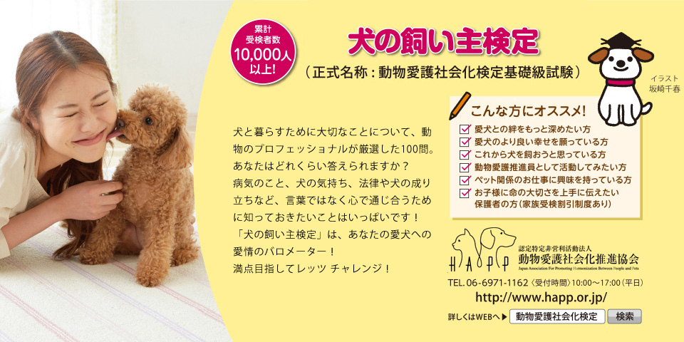 犬の飼い主検定